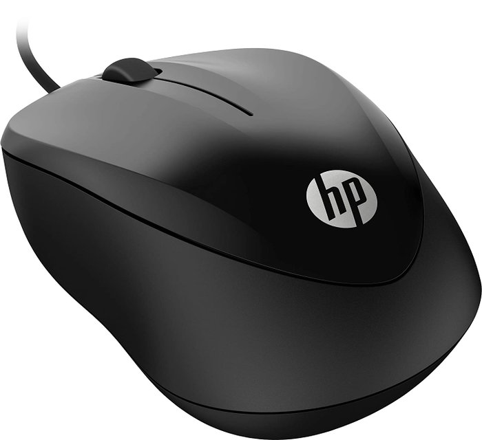 HP Ratón con cable 1000 Negro